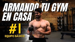 Armando tu GYM en CASA 1  EQUIPO BÁSICO [upl. by Ahsuatal86]