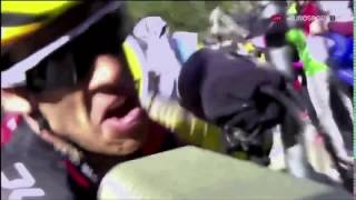 TDF 2016 Froome CRASHES on the Ventoux [upl. by Annora]