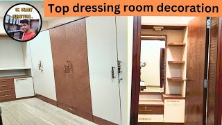 Top dressing room decoration । best dressing room design । Dressing table decoration ideas ।। [upl. by Chandos]