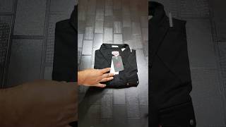 Levis Mens Black Denim Shirt levis denim shirts myntra unboxing shorts black [upl. by Popele]