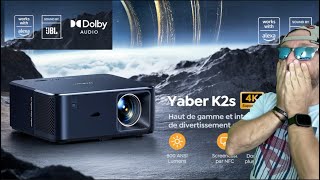 YABER K2s Le Projecteur WiFi Bluetooth Full HD avec Son JBL Dolby Audio Qui Transforme Vos Soirées [upl. by Oicneconi]