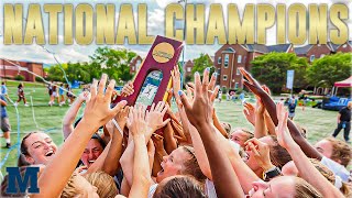 National Champions  Middlebury Lacrosse 2022  Vlog 09 [upl. by Nylecyoj526]