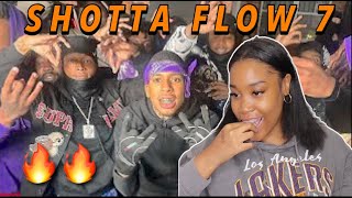 NLE Choppa  Shotta Flow 7 “FINAL” Official Music Video  UK REACTION🇬🇧 REACTIONMASDAY9 [upl. by Ardnohsal]