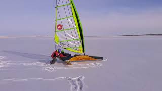 Homemade Iceboat [upl. by Alyl]