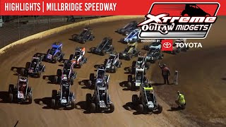 Xtreme Outlaw Midget Series  Millbridge Speedway  May 23 2023  HIGHLIGHTS [upl. by Airotkiv326]