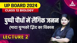 मादा युग्मको द्भिद का विकास  पुष्पी पौधों में लैंगिक जनन  Class 12 Biology Chapter 2  Lecture 2 [upl. by Huldah501]