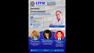 Seminar International quotFuture Direction in Disability Lawquot [upl. by Pattin]