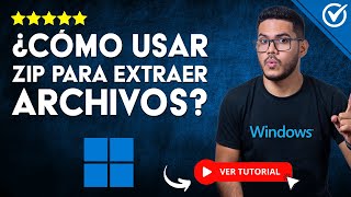 🗃️​ Cómo usar Archivos ZIP para EXTRAER O DESCOMPRIMIR ARCHIVOS en mi PC con Windows 1110 🗃️ [upl. by Auliffe]