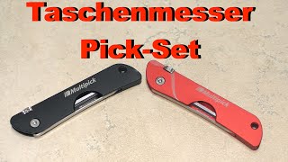 Taschenmesser PickSetVorhängeschloss knackenSchloss öffnenFahrradschloss knackenlock openKey [upl. by Karin480]