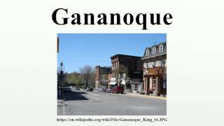 Gananoque [upl. by Agostino85]