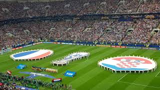 France vs Croatia World cup 2018 final Russia 2018 moscow National Anthems [upl. by Ttiwed747]