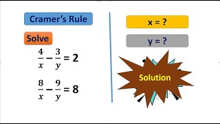 Cramers Rule maths class [upl. by Hiroko]