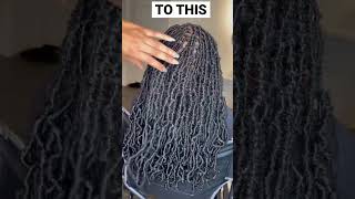 Flat Knotless Soft Locs Tutorial  Distressed Soft Locs On Short HairExtendedsoftlocstutorial [upl. by Acsehcnarf435]