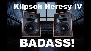 Review Klipsch Heresy IV Born to be wild [upl. by Gaynor]