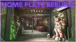 Home Plate Rebuild Tour In Fallout 4 [upl. by Assiar659]