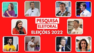 Veja nova PESQUISA ELEITORAL para governador e senador de Pernambuco e presidente [upl. by Seumas996]