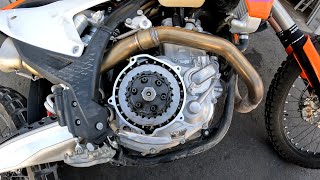 First problem on the 2024 KTM 500 EXCF 2600 Miles 80Hours [upl. by Osrock]