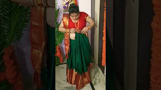 New Style Saree draping karwachothspecialsaree saree sareewearing beautywithrashmi [upl. by Shaper626]