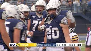 UNH Football vs Towson Highlights 93023 [upl. by Jordana]