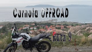 DERBI TERRA ADVENTURE 125  RUTA TRAIL OFFROAD por CARNOTA [upl. by Einalam]