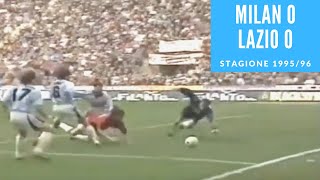 6 aprile 1996 Milan Lazio 0 0 [upl. by Airotel]