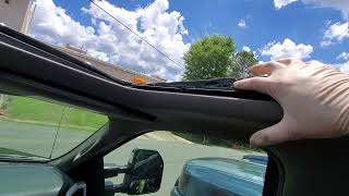 Ford sunroof lower guides how to manually align when they are out of sync [upl. by Philipp605]