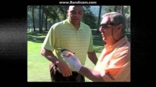 Charles Barkley has another terrible golf swing and breaks his club [upl. by Chico]