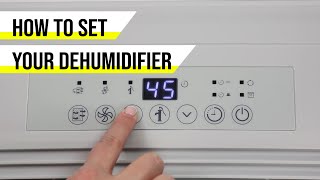 How to Set Your Dehumidifier  Sylvane [upl. by Elvyn]