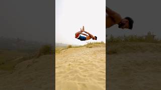 Very high backflip 😱 youtubeshorts flip viralvideo parkour frontflip backflip howto [upl. by Sullecram]