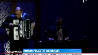 Nicolae Feraru felicitat de Obama [upl. by Marienthal]