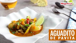 AGUADITO de PAVITA en olla a presión ATHENAS I Receta de cocina tradicional peruana MAGEFESA 👨‍🍳👩‍🍳 [upl. by Awad]