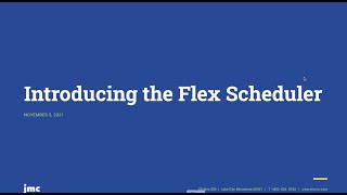 Introducing the Flex Scheduler [upl. by Paolina]