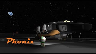 Kerbal Space Program RSSRO Phonix moon lander [upl. by Balliol]