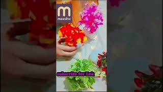 Artificial flowers for decoration under 147Rs💐meeshofinds homedecor unboxingmeesho shorts [upl. by Sitoeht281]