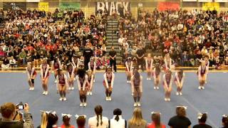 David Douglas JV Cheer at the Clackamas Competition [upl. by Opiak]