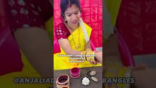 Thread Bangles 👉 AnjaliAdeti thread Bangles viralvideo trendingshortsbanglescollection [upl. by Aneeuqahs]