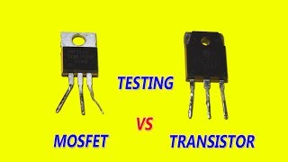 MOSFET vs Transistor Testing Difference [upl. by Bertasi]