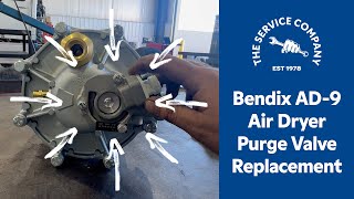 How to Replace a Bendix AD9 Air Dryer Purge Valve in 8 Steps [upl. by Yahsel210]