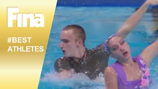 FINA Best Male Synchronised Swimmer 2015  Bill May amp Alexandr Maltsev [upl. by Orton]