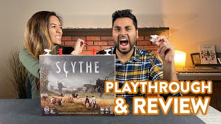 Scythe board game  Playthrough amp Review [upl. by Anwahsit]