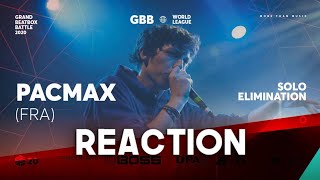 LIPROLLS FROM HELL  PacMax  Grand Beatbox Battle Online 2020  Solo Elimination 6 REACTION [upl. by Mont]