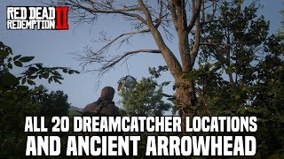 Red Dead Redemption 2  All 20 Dreamcatcher and Ancient Arrowhead Locations Guide 100 Completion [upl. by Hime]