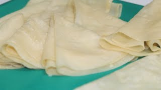 Homemade Spring Roll Sheets  स्प्रिंग रॉंल रैपर्स  Spring Roll Wrappers Recipe [upl. by Culbert]