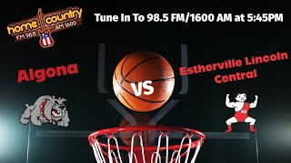 Algona vs Estherville Lincoln Central High School Basketball [upl. by Coad]