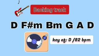 D Major Backing Track  82 bpm [upl. by Haimirej114]