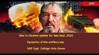 Top UAF planner Capt callsign quotArty Greenquot on the dynamics of the artillery war [upl. by Atilef]