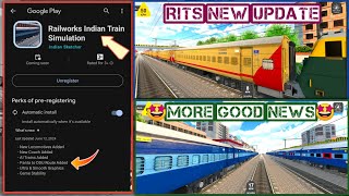 Railworks Indian Train Simulation Alpha Update  Loco  Ai Trains  New Route  PC  Ishu K Tech [upl. by Donald]