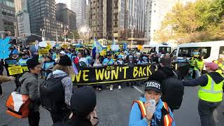 BREAKINGNYC Immigrants Protesting President Trumps Legitimacy [upl. by Lorna829]