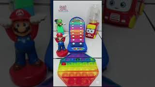 satisfying marble run vs xylophone with pop it rainbow shorts satisfying marble marblerun [upl. by Lukas]