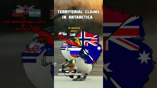 Territorial claims in Antarctica antarctica map funfacts fypシ゚ foryou skibiditoiletviralvideo [upl. by Aliemaj]